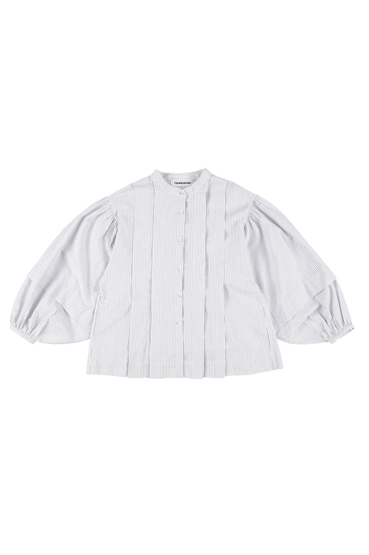 2024秋冬系列 - 泡泡紗百褶襯衫