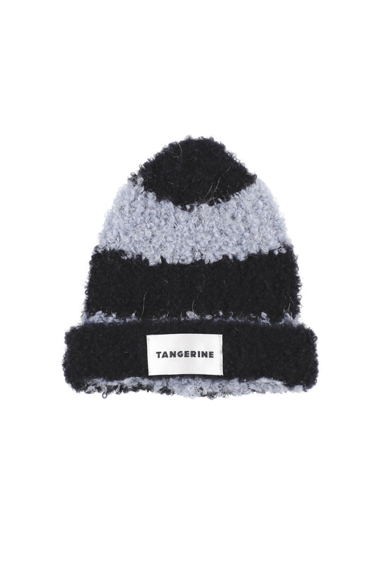 2024秋冬系列 - 馬海毛條紋毛帽