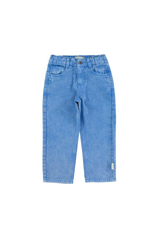 2025春夏系列 - 水洗藍色牛仔褲