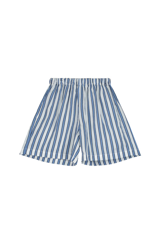 2025春夏系列 - 中性款條紋寬版短褲(2Y-8Y)