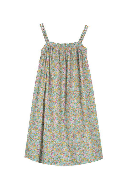 2025春夏系列 - Liberty花布A字洋裝(2Y-8Y/女性:S及M)