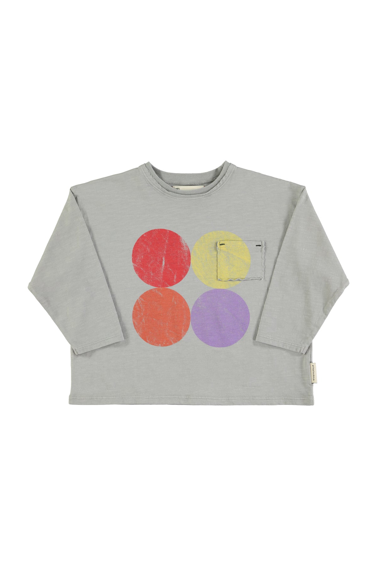 2024秋冬系列- 薄棉灰色長袖T恤(剩一件8Y)