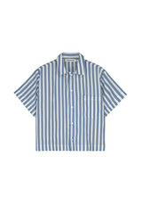 2025春夏系列 - 中性款條紋襯衫(2Y-8Y/女性:S及M)